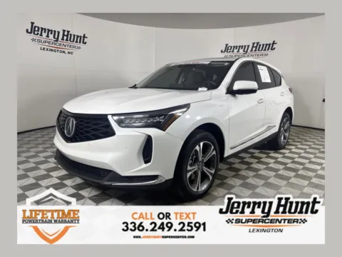 White 2025 Acura RDX Technology Package for sale in Lexington, NC