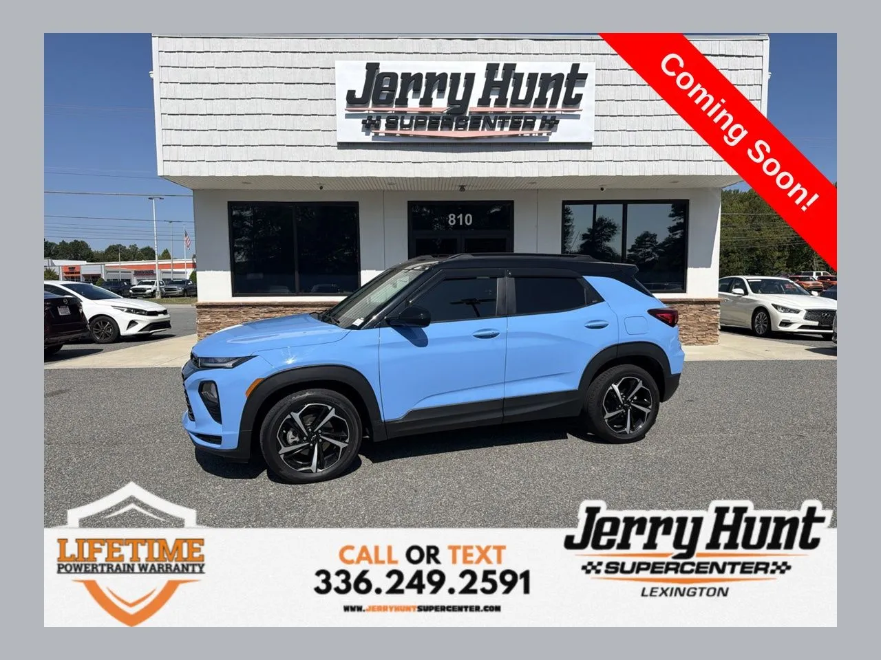 Blue 2023 Chevrolet TrailBlazer RS for sale in Lexington, NC
