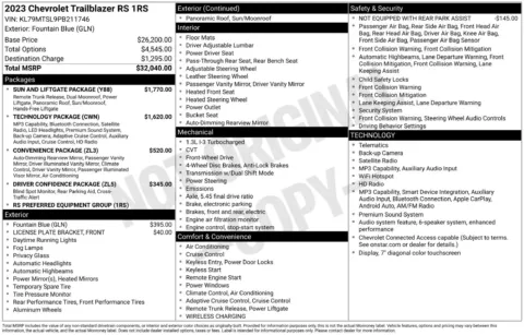 More photos of 2023 Chevrolet TrailBlazer RS at Jerry Hunt Supercenter - Lexington, NC