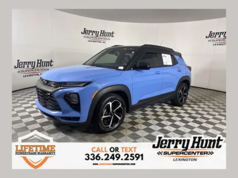 Blue 2023 Chevrolet TrailBlazer RS for sale in Lexington, NC