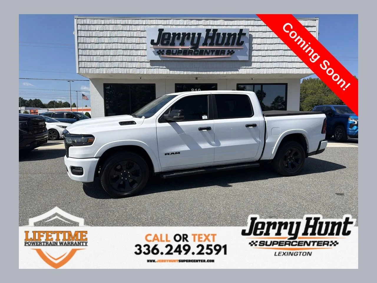 White 2025 Ram 1500 Big Horn/Lone Star for sale in Lexington, NC