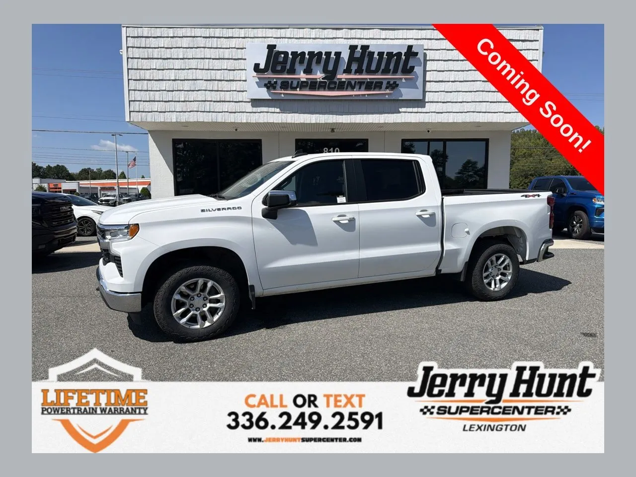 White 2024 Chevrolet Silverado 1500 LT for sale in Lexington, NC