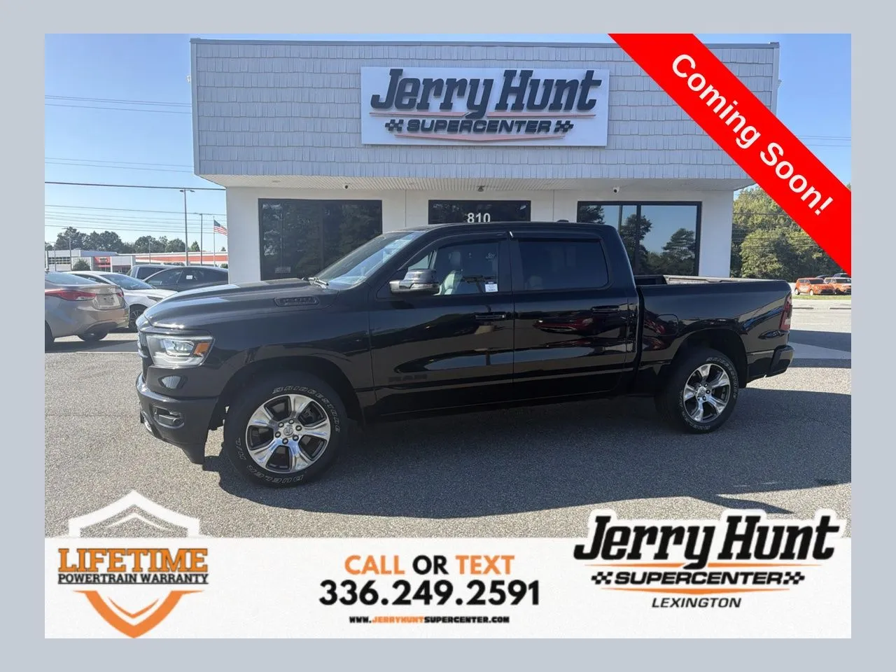 Black 2023 Ram 1500 Laramie for sale in Lexington, NC