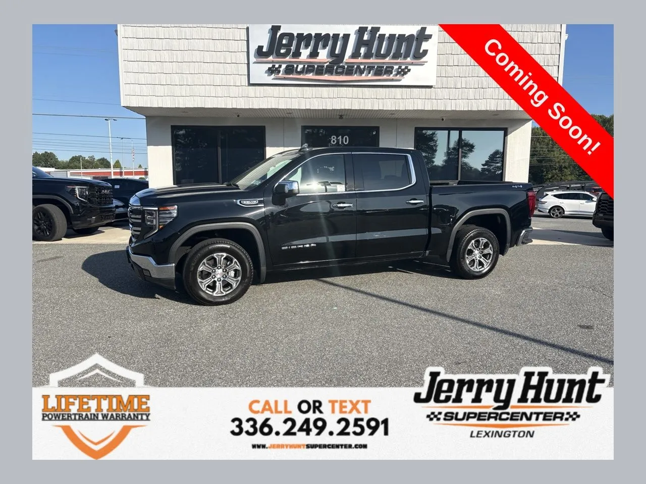 Black 2025 GMC Sierra 1500 SLT for sale in Lexington, NC