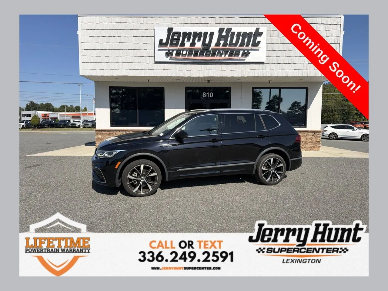 Black 2023 Volkswagen Tiguan 2.0T SEL R-Line for sale in Lexington, NC