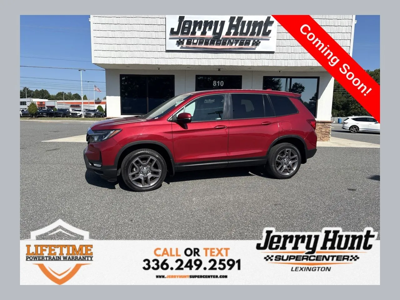Red 2023 Honda Passport EX-L for sale in Lexington, NC