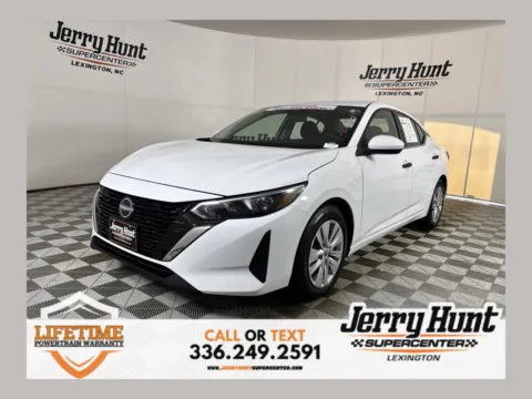 White 2024 Nissan Sentra S for sale in Lexington, NC