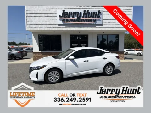 White 2024 Nissan Sentra S for sale in Lexington, NC