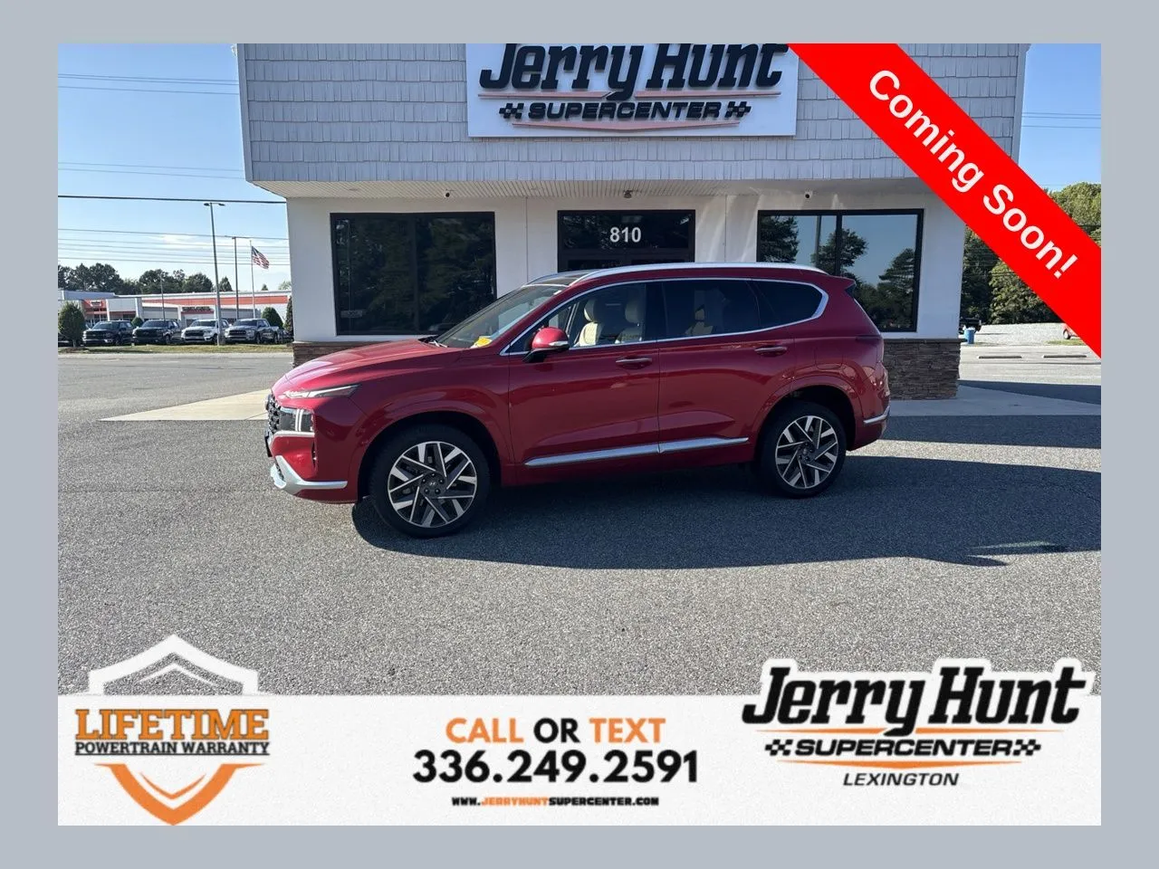Red 2023 Hyundai Santa Fe Calligraphy for sale in Lexington, NC