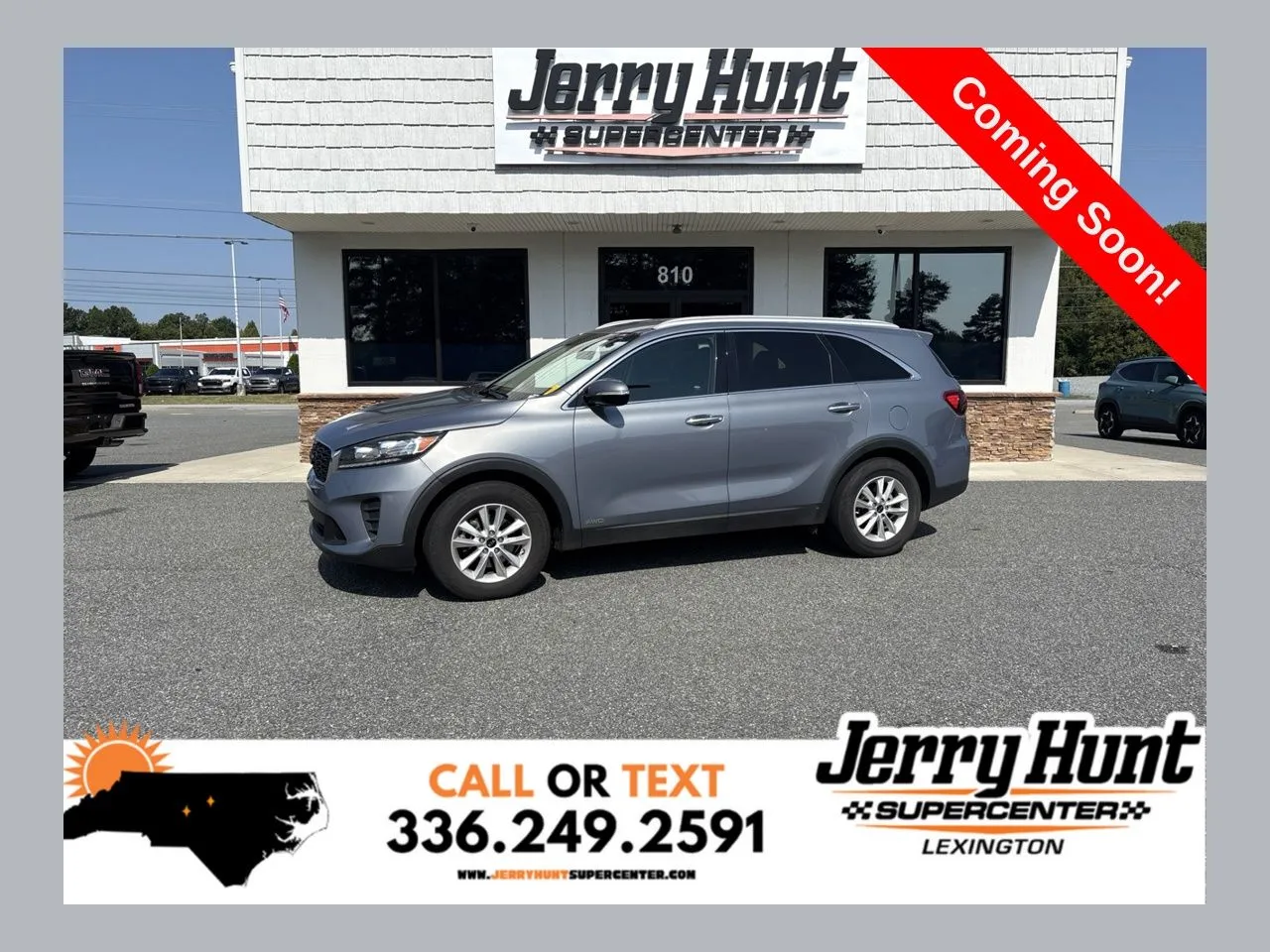 Silver 2019 Kia Sorento LX for sale in Lexington, NC