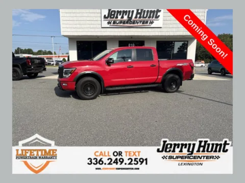 Red 2022 Nissan Titan PRO-4X for sale in Lexington, NC