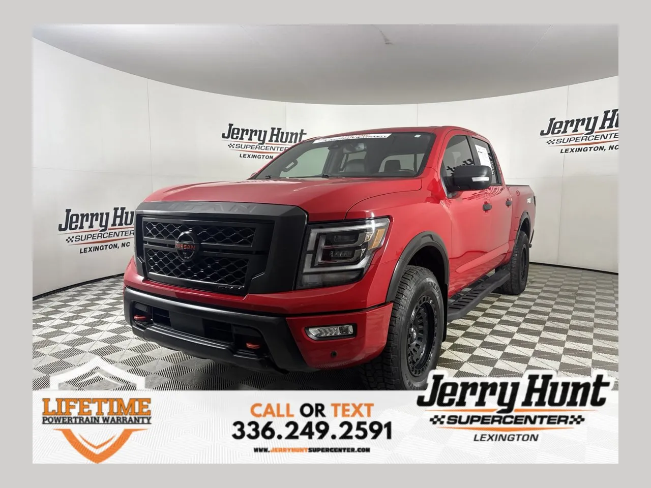 Red 2022 Nissan Titan PRO-4X for sale in Lexington, NC