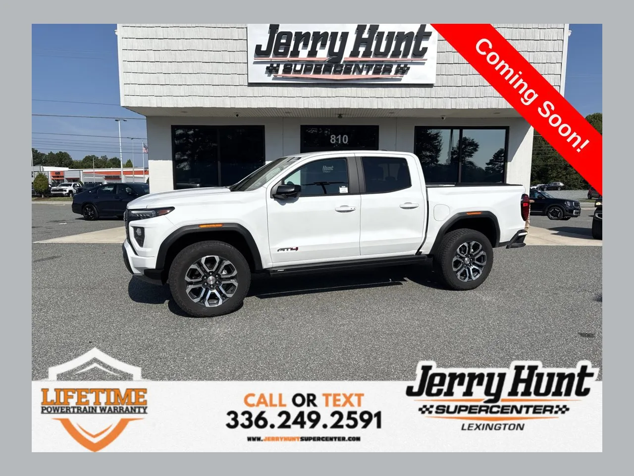 White 2024 GMC Canyon AT4 for sale in Lexington, NC