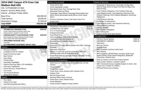 More photos of 2024 GMC Canyon AT4 at Jerry Hunt Supercenter - Lexington, NC