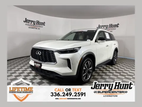 White 2023 INFINITI QX60 LUXE for sale in Lexington, NC