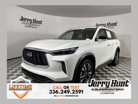 White 2023 INFINITI QX60 LUXE for sale in Lexington, NC