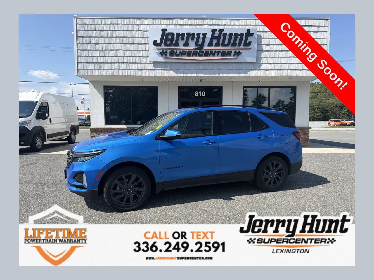 Blue 2024 Chevrolet Equinox RS for sale in Lexington, NC