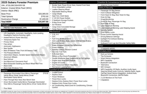 More photos of 2025 Subaru Forester Premium at Jerry Hunt Supercenter - Lexington, NC