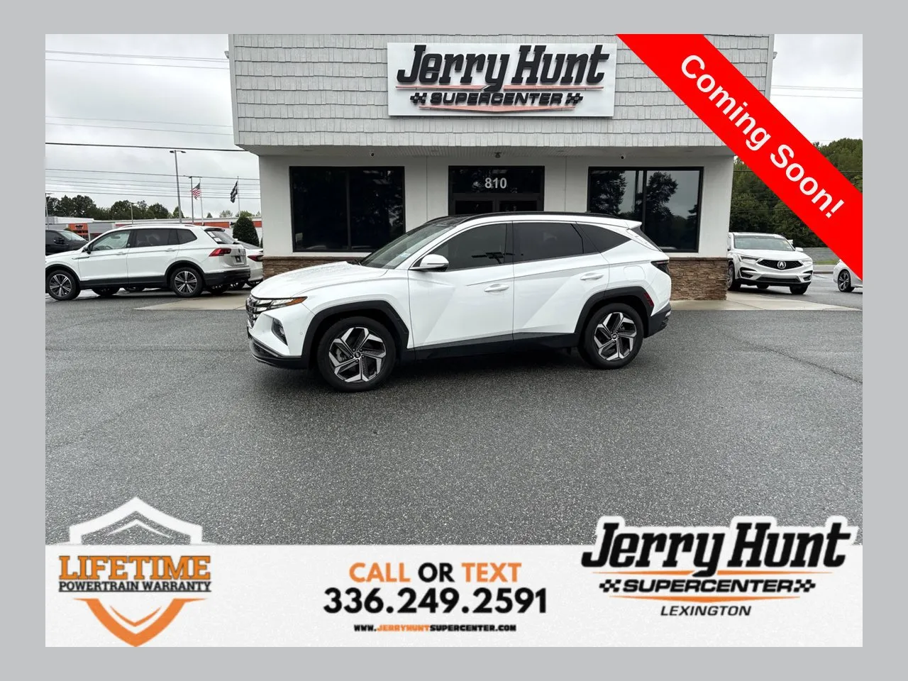 White 2022 Hyundai Tucson Limited for sale in Lexington, NC