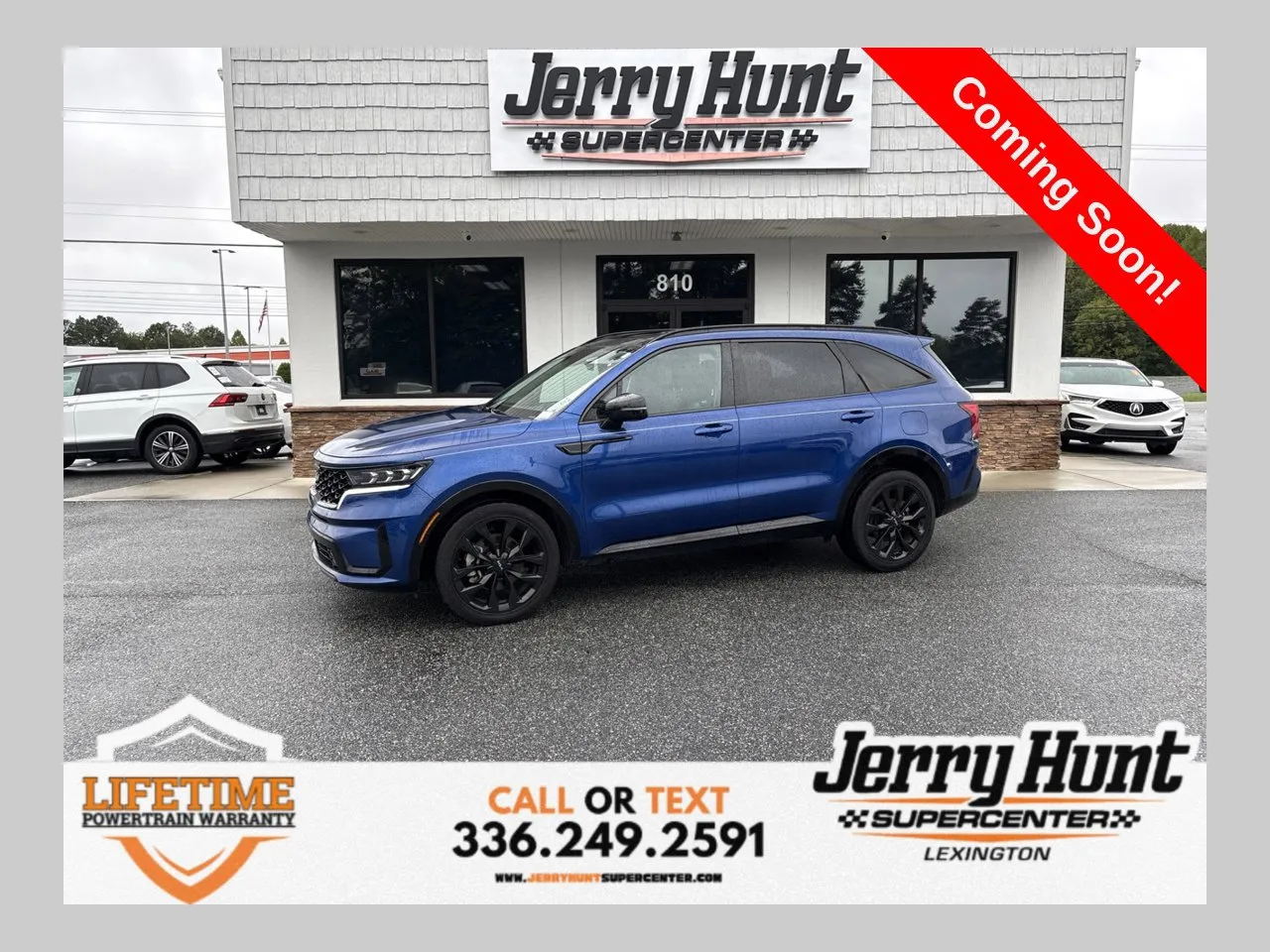 Blue 2023 Kia Sorento SX for sale in Lexington, NC