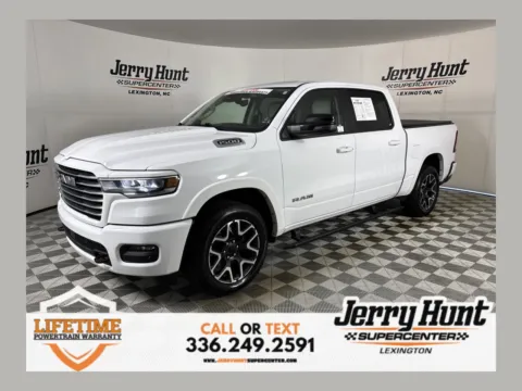 White 2026 Ram 1500 Laramie for sale in Lexington, NC