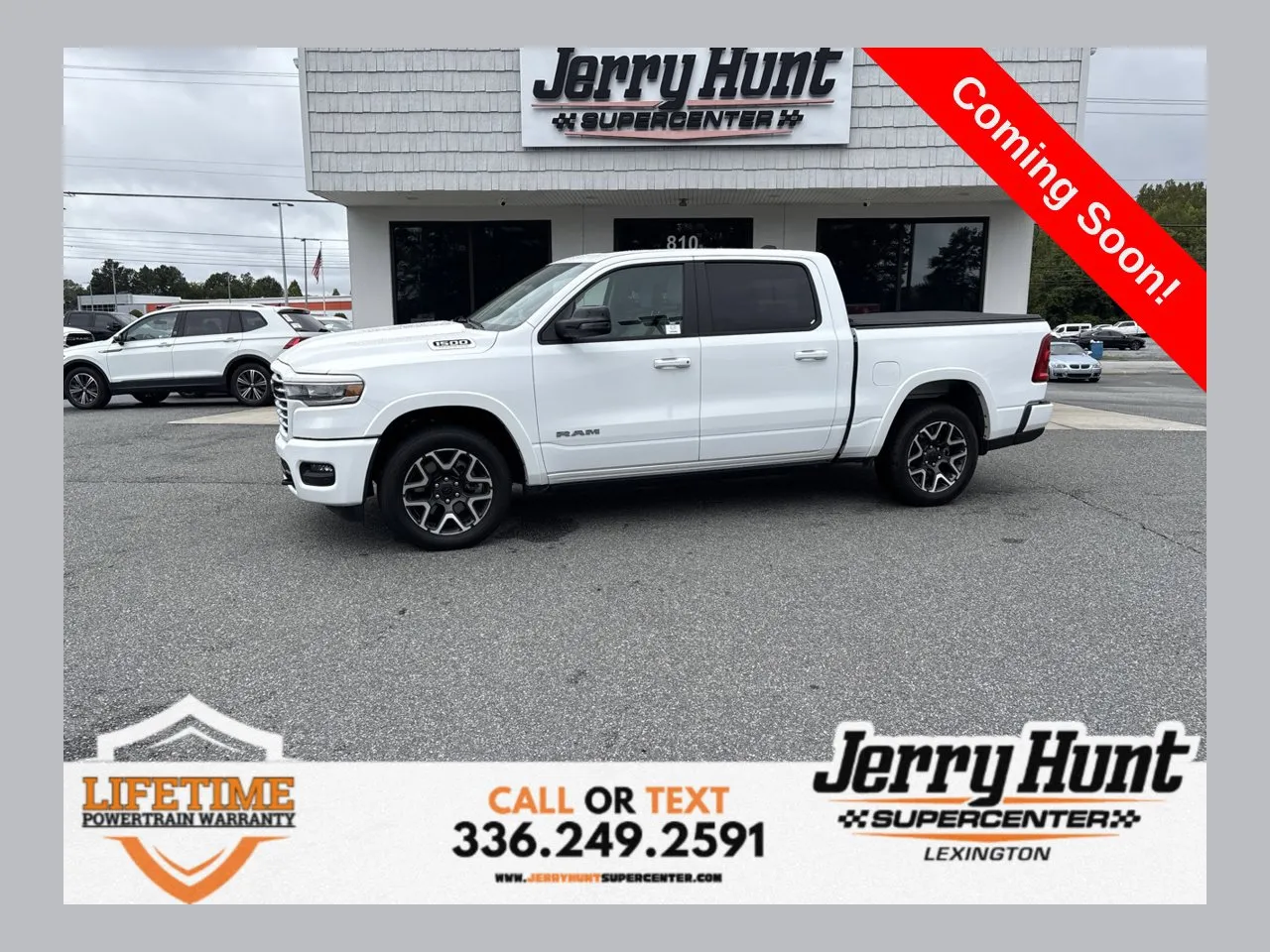 White 2026 Ram 1500 Laramie for sale in Lexington, NC
