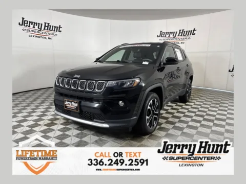 Black 2023 Jeep Compass Limited for sale in Lexington, NC