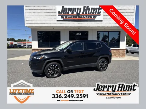Black 2023 Jeep Compass Limited for sale in Lexington, NC