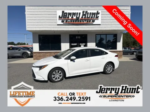 White 2024 Toyota Corolla LE for sale in Lexington, NC