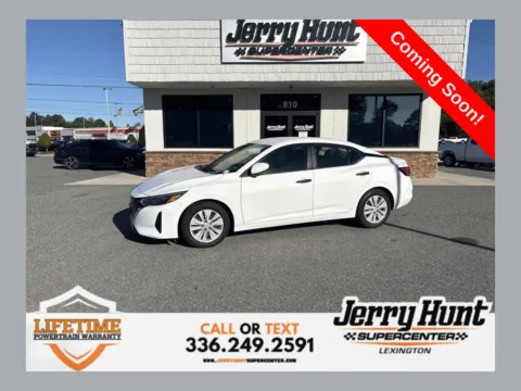 White 2024 Nissan Sentra S for sale in Lexington, NC