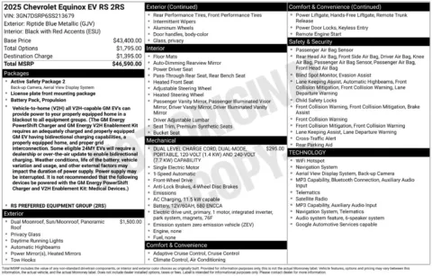 Another view of 2025 Chevrolet Equinox EV RS for sale in Lexington, NC at Jerry Hunt Supercenter - Lexington