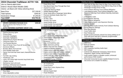 More photos of 2024 Chevrolet TrailBlazer ACTIV at Jerry Hunt Supercenter - Lexington, NC