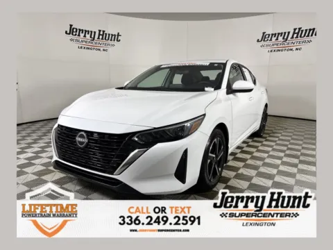 White 2024 Nissan Sentra SV for sale in Lexington, NC
