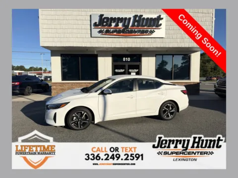 White 2024 Nissan Sentra SV for sale in Lexington, NC