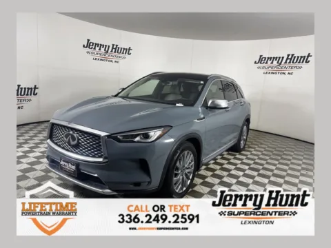 Gray 2024 INFINITI QX50 LUXE for sale in Lexington, NC