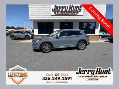Gray 2024 INFINITI QX50 LUXE for sale in Lexington, NC