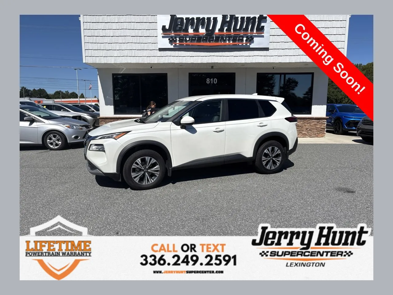 White 2023 Nissan Rogue SV for sale in Lexington, NC