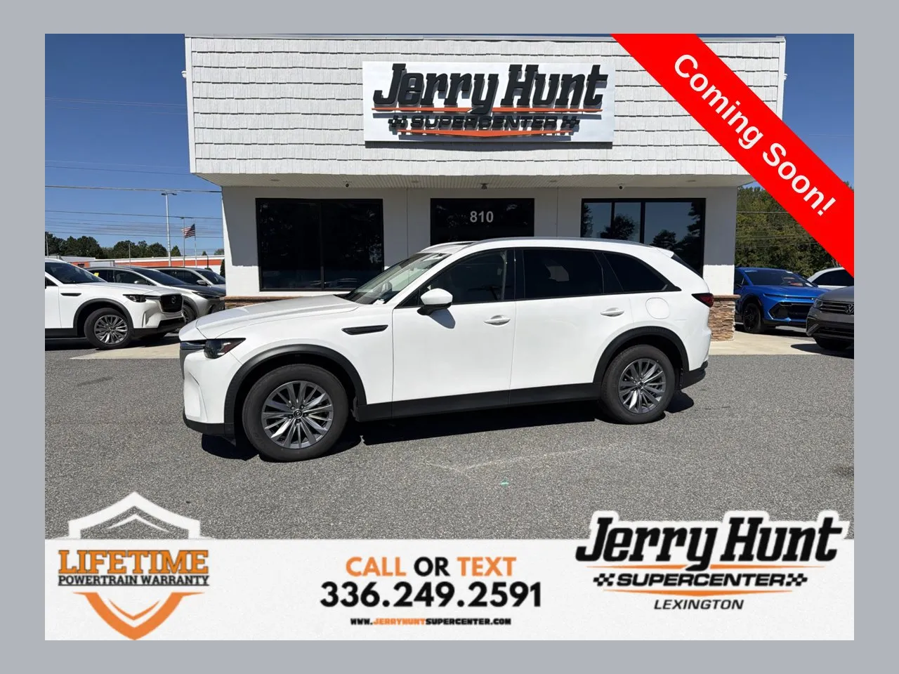 White 2024 Mazda CX-90 3.3 Turbo Preferred Plus for sale in Lexington, NC