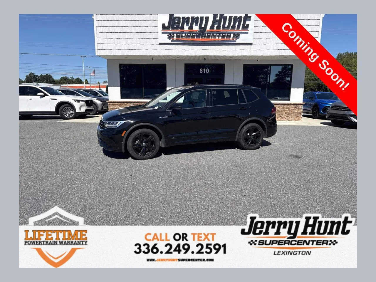 Black 2023 Volkswagen Tiguan 2.0T SE R-Line Black for sale in Lexington, NC