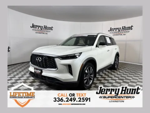 White 2024 INFINITI QX60 LUXE for sale in Lexington, NC