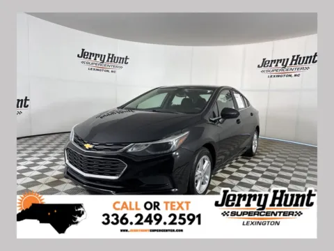 Black 2018 Chevrolet Cruze LT for sale in Lexington, NC
