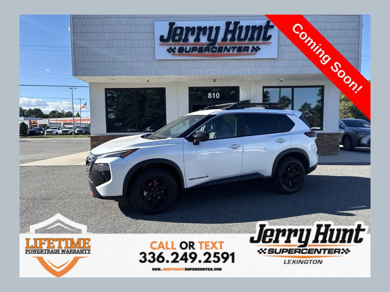 White 2026 Nissan Rogue Rock Creek for sale in Lexington, NC