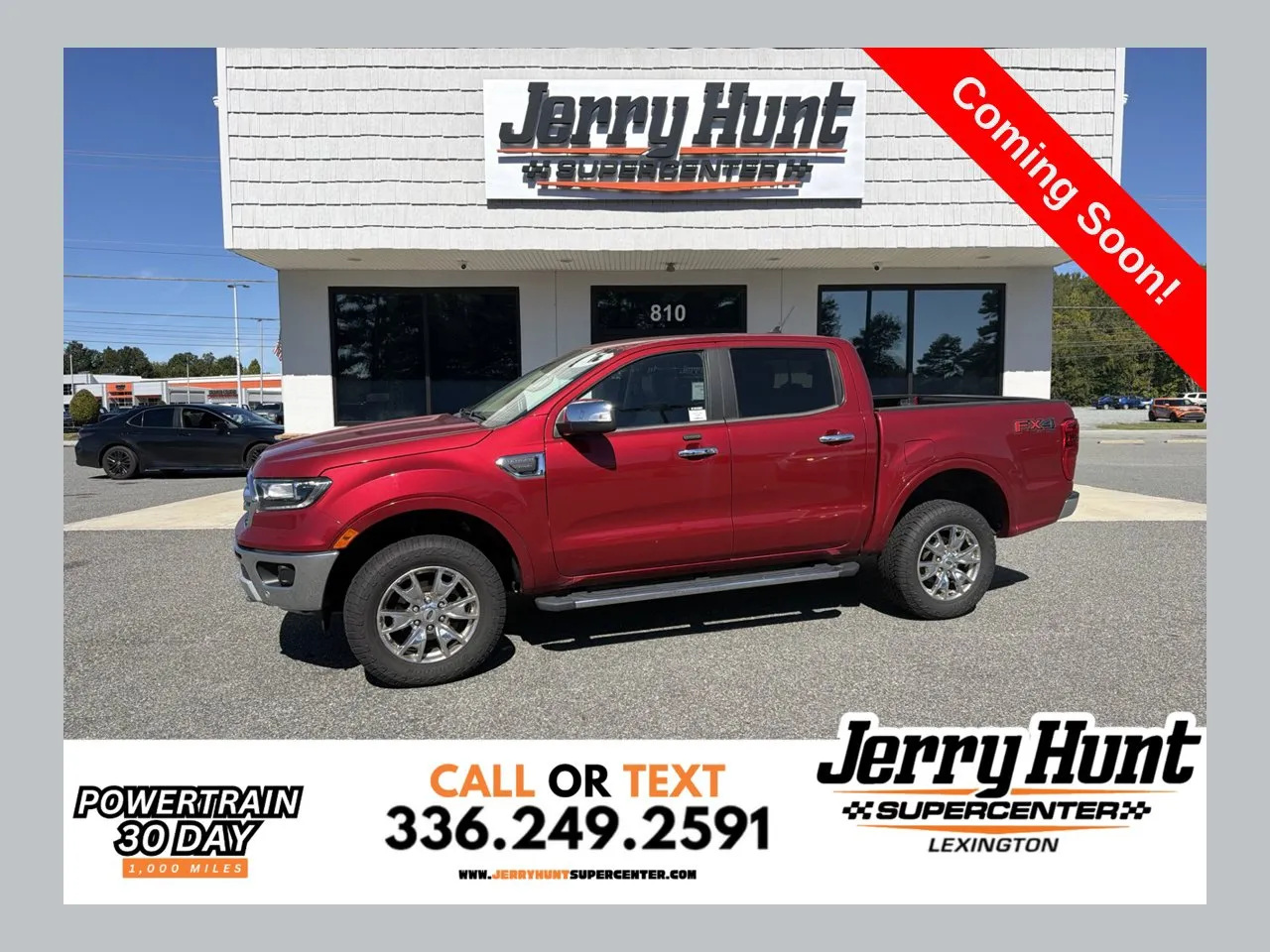Red 2021 Ford Ranger Lariat for sale in Lexington, NC