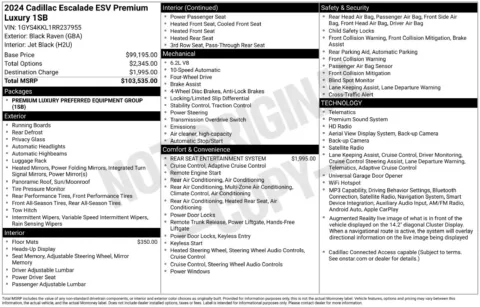 More photos of 2024 Cadillac Escalade ESV Premium at Jerry Hunt Supercenter - Lexington, NC