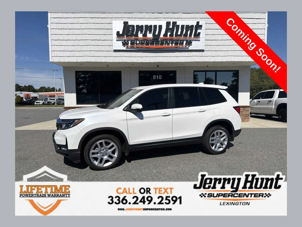 White 2025 Honda Passport EX-L for sale in Lexington, NC