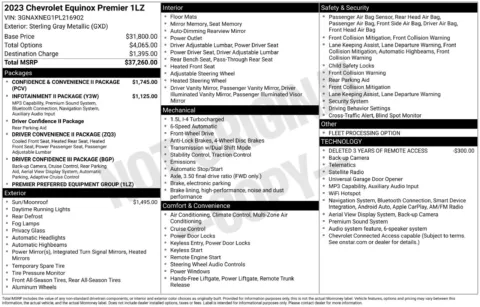 More photos of 2023 Chevrolet Equinox Premier at Jerry Hunt Supercenter - Lexington, NC