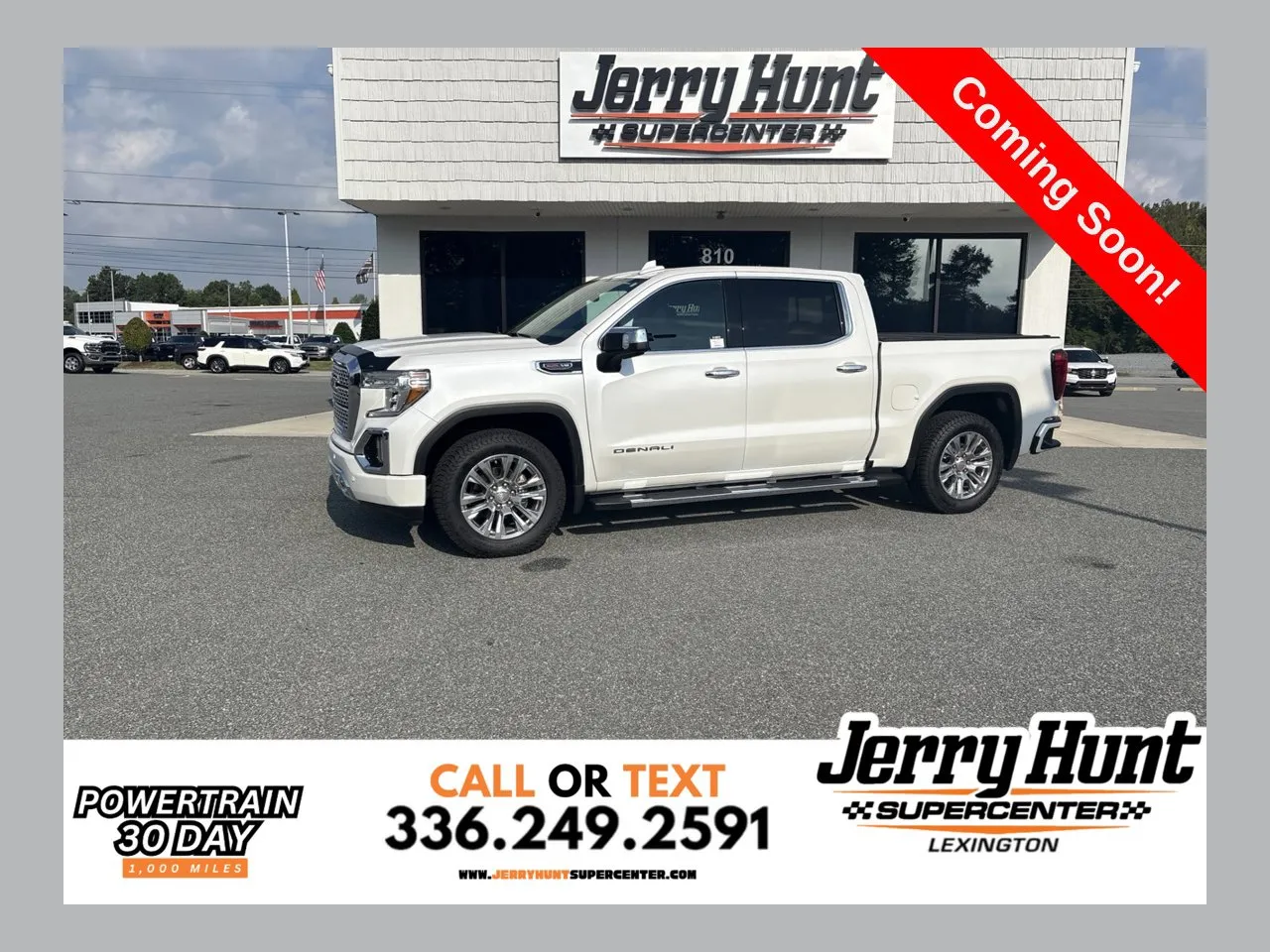 White 2021 GMC Sierra 1500 Denali for sale in Lexington, NC