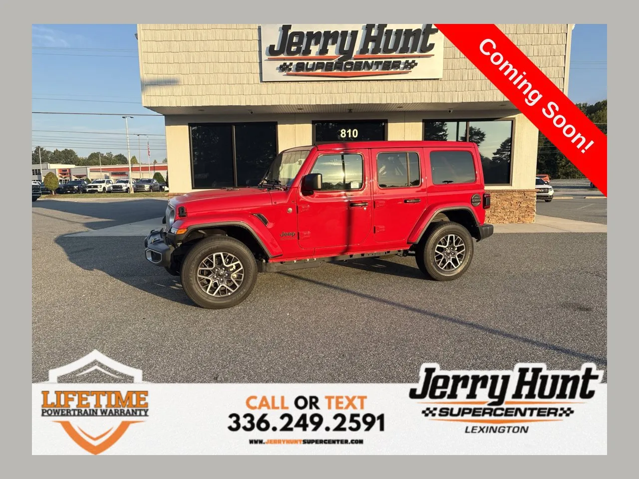 Red 2026 Jeep Wrangler Sahara for sale in Lexington, NC