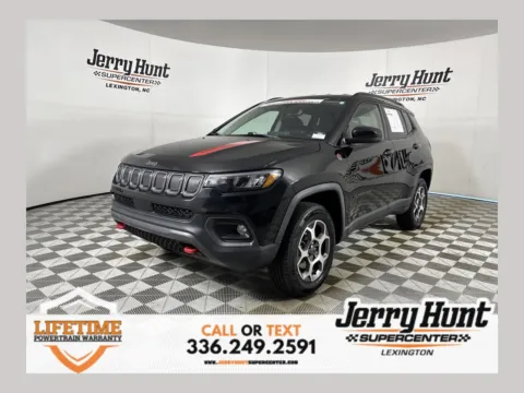 Black 2022 Jeep Compass Trailhawk for sale in Lexington, NC