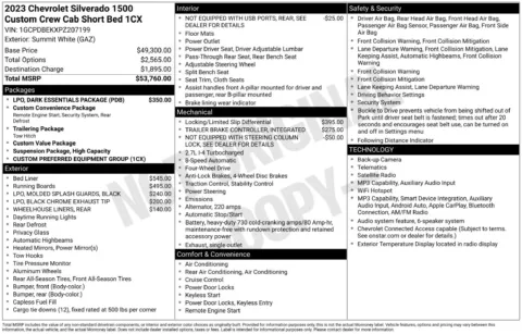 Another view of 2023 Chevrolet Silverado 1500 Custom for sale in Lexington, NC at Jerry Hunt Supercenter - Lexington